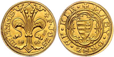 Franz Josef I. ungarisches Millennium, GOLD - Monete
