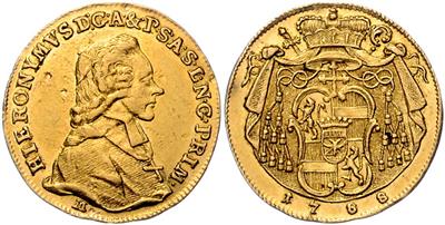 Hieronymus v. Colloredo, GOLD - Coins