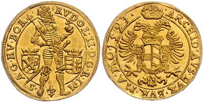 Rudolf II. 1576-1612, GOLD - Monete