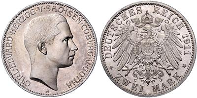 Sachsen- Coburg- Gotha, Carl Eduard 1900-1918 - Coins