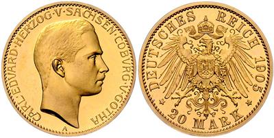 Sachsen- Coburg- Gotha, Carl Eduard 1900-1918 GOLD - Coins