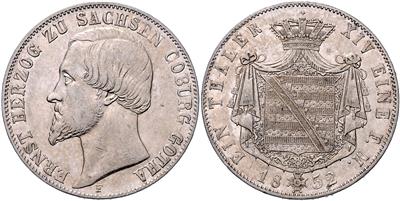 Sachsen- Coburg- Gotha, Ernst II. 1844-1893 - Coins
