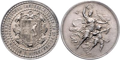 St. Pölten, 6. NÖ Landesschießen, 1891 - Münzen