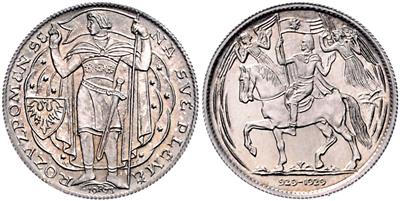 1000. Todestag des Hl. Wenzel 1929/1973 - Coins
