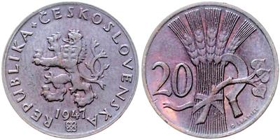20 Haleru 1947 - Coins