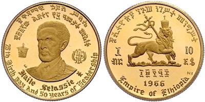 Äthiopien, Haile Selassi 1930-1936 und 1941-1974 GOLD - Coins