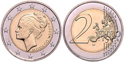 Albert II. 2005- - Coins