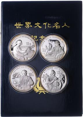 China, Volksrepublik- Große Persönlichkeiten der Weltkultur 1. Ausgabe 1990 - Monete