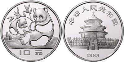 China, VolksrepublikPandaausgabe 1983 - Münzen
