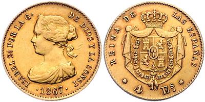 Isabella II. 1833-1868 GOLD - Monete