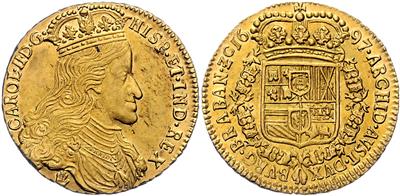 Karl II. von Spanien, 1665-1700 GOLD - Coins