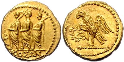 Koson ca. 44-42 v. C. GOLD - Mince