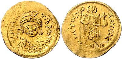 Mauricius Tiberius 582-602 GOLD - Mince