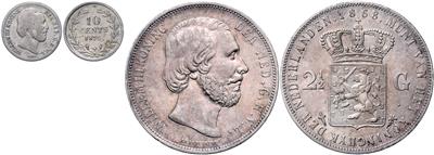 Niederlande, Wilhelm III. 1849-1890 - Coins