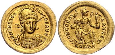 Theodosius II. 402-450, GOLD - Coins