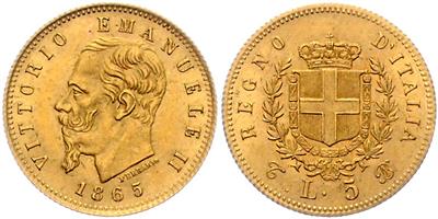 Vittorio Emmenuele II. 1861-1878 GOLD - Münzen