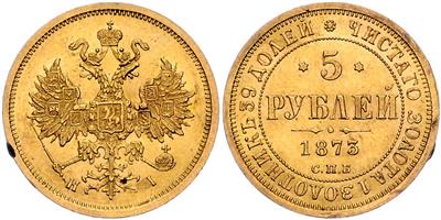 Alexander II. 1855-1881 GOLD - Münzen, Medaillen und Papiergeld