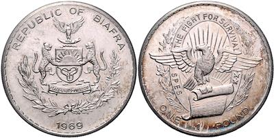 Biafra - Münzen, Medaillen und Papiergeld