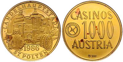 Casinos Austria GOLD - Coins, medals and paper money