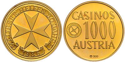 Casinos Austria GOLD - Coins, medals and paper money