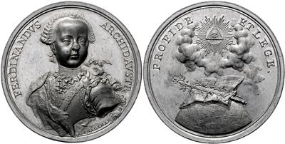 Erzherzog Ferdinand (Karl Anton) 1754-1806 - Mince, medaile a papírové peníze