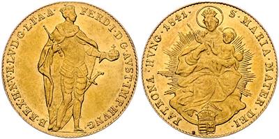 Ferdinand I. GOLD - Coins, medals and paper money