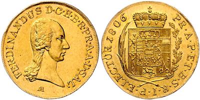 Ferdinand v. Österreich, GOLD - Münzen, Medaillen und Papiergeld