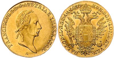 Franz I. GOLD - Coins, medals and paper money