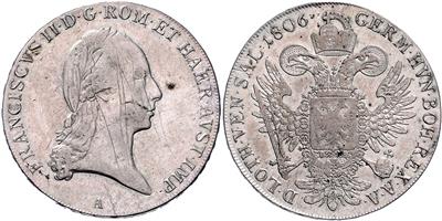 Franz II. - Coins, medals and paper money