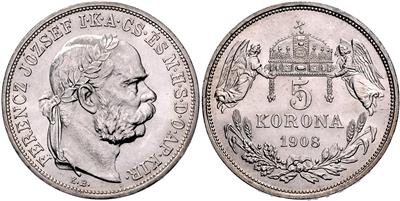Franz Josef I. - Mince, medaile a papírové peníze