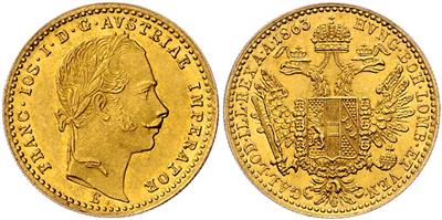 Franz Josef I. GOLD - Mince, medaile a papírové peníze