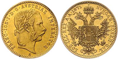 Franz Josef I. GOLD - Mince, medaile a papírové peníze