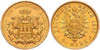 Hamburg GOLD - Mince, medaile a papírové peníze