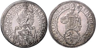 Johann Ernst v. Thun und Hohenstein - Coins, medals and paper money