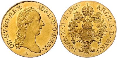 Josef II. GOLD - Münzen, Medaillen und Papiergeld