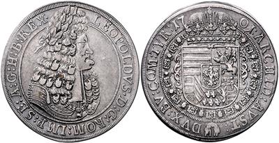 Leopold I. - Monete, medaglie e cartamoneta