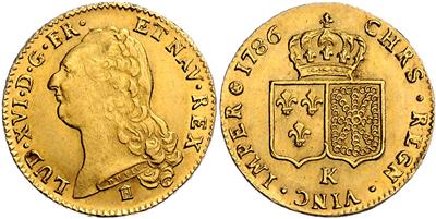 Louis XVI. 1774-1793, GOLD - Monete, medaglie e cartamoneta