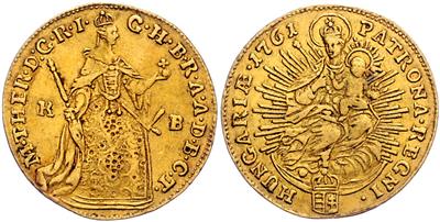 Maria Theresia GOLD - Münzen, Medaillen und Papiergeld