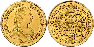 Maria Theresia, GOLD - Coins, medals and paper money