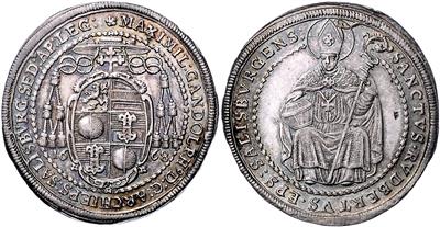 Max Gandolf v. Küenburg - Coins, medals and paper money