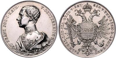 Neujahr 1852 - Münzen, Medaillen und Papiergeld