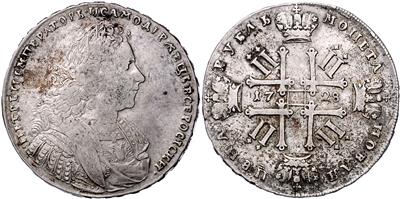 Peter II. 1727-1730 - Coins, medals and paper money