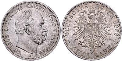 Preussen, Wilhelm I. 1861-1888 - Monete, medaglie e cartamoneta
