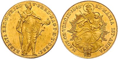 Revolution 1848/1849 GOLD - Münzen, Medaillen und Papiergeld