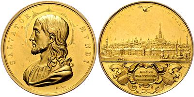 Stadt Wien, Salvatormedaille GOLD - Münzen, Medaillen und Papiergeld