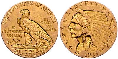 U. S. A. GOLD - Münzen, Medaillen und Papiergeld