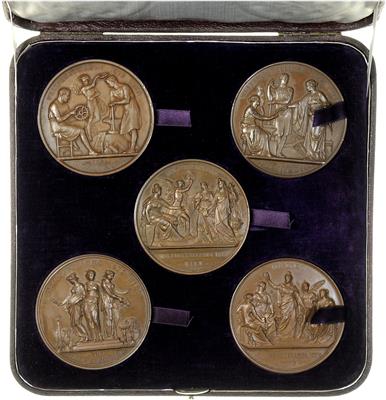 Wiener Weltausstellung 1873 - Mince, medaile a papírové peníze