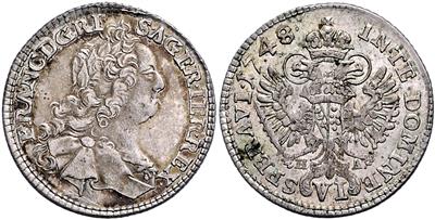 (5 Stk.) 1.) Gordianus III. 238-244 - Mince, medaile a papírové peníze
