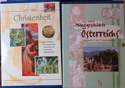 2000 Jahre Christenheit/1000 Jahre Münzgeschichte Österreichs - Monete, medaglie e cartamoneta