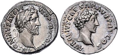 Antoninus Pius und Marcus Aurelius - Münzen, Medaillen und Papiergeld